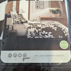 Pure Green Organic Comforter Cover Set Full/Queen